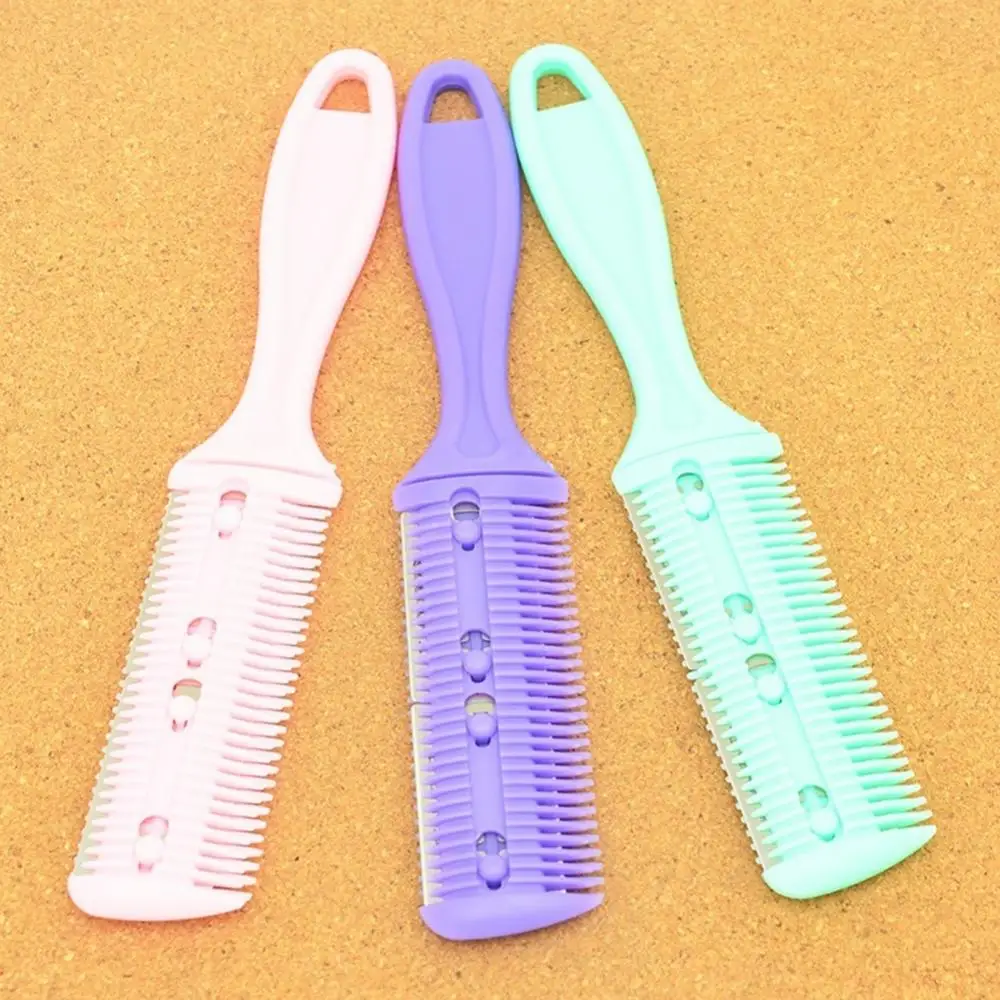 

Hair Cut Styling Barber Scissor Magic Blade Comb Double Sided Hair Cut Styling Razors Hairdressing Tools Kit Hair Knife Scissors