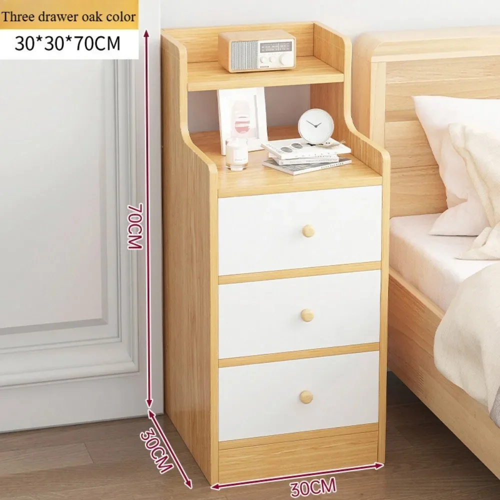 Bedside Table Bedroom Small-scale Simple Storage Rack High-capacity Modern Simple Storage Cabinet Multi Layer Storage Lockers