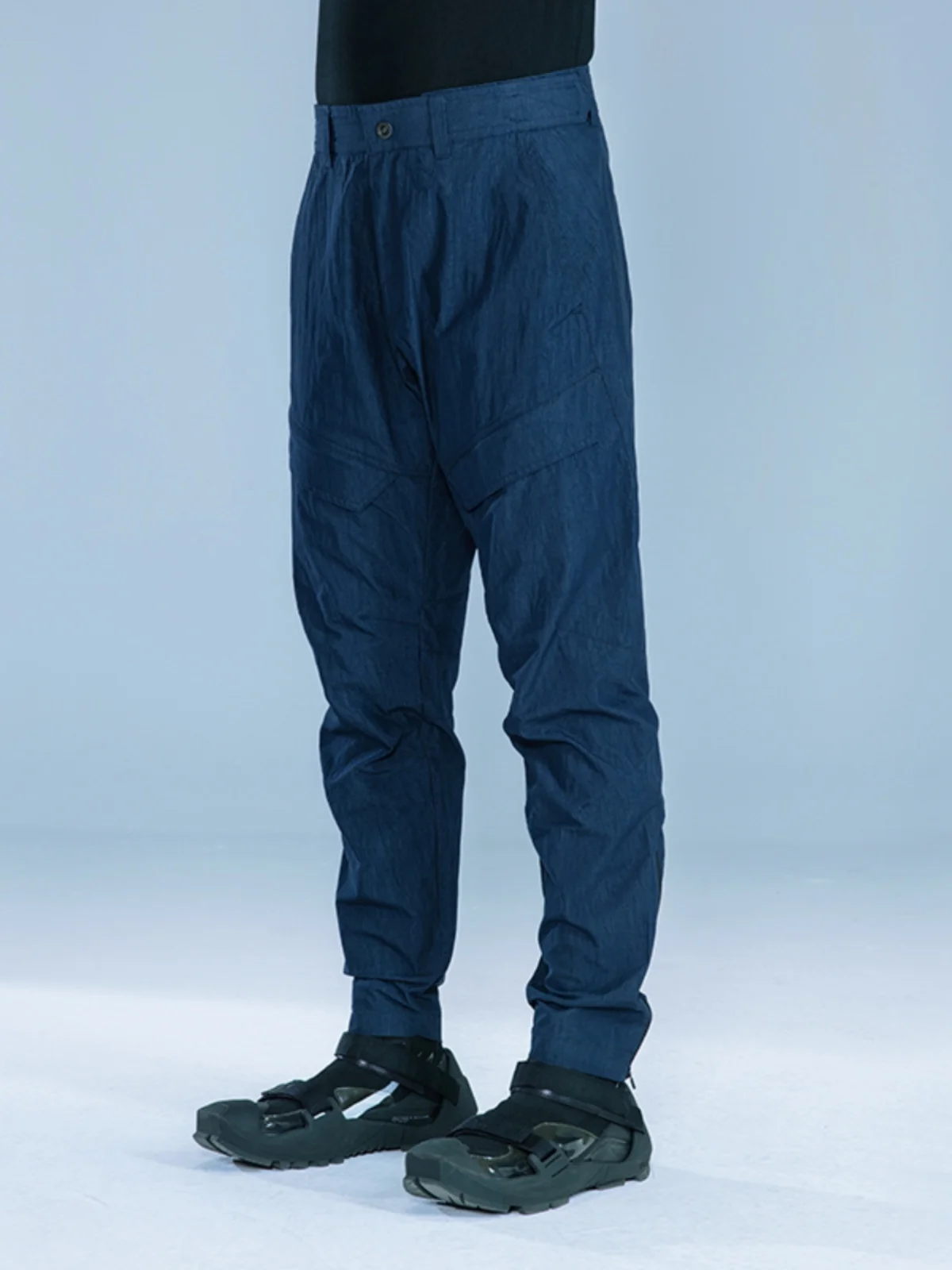 

TW Men's Cargo Pants Trousers in Khaki Color with Elastic Waisand And kets Straight Leg Workwear Trousers