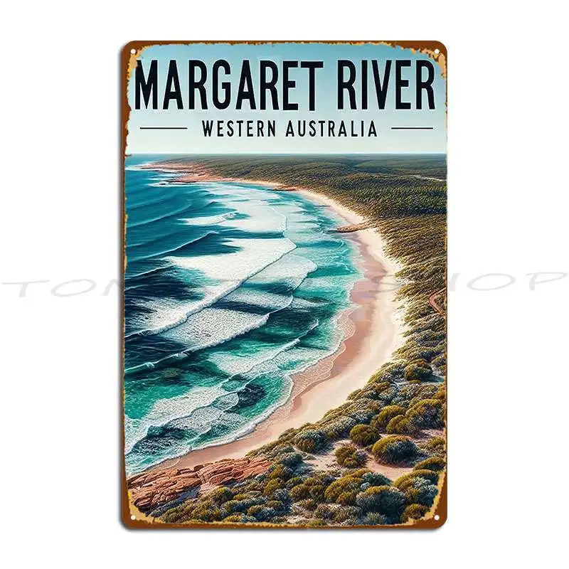 Margaret River Metal Signs Garage Mural Create Pub Printed Tin Sign Poster