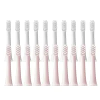 10PCS For XIAOMI MIJIA T100 Replacement Brush Heads Sonic Electric Toothbrush Vacuum DuPont Soft Bristle Suitable Nozzles