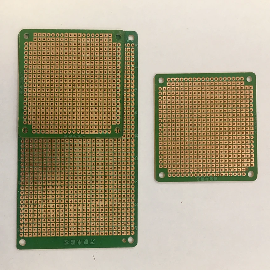 6*6cm 6x6cm 7*12cm 7x12cm 2.54mm Pitch Green Baklite Single Copper-Clad DIY Prototype Paper Circuit Printed PCB Universal Board