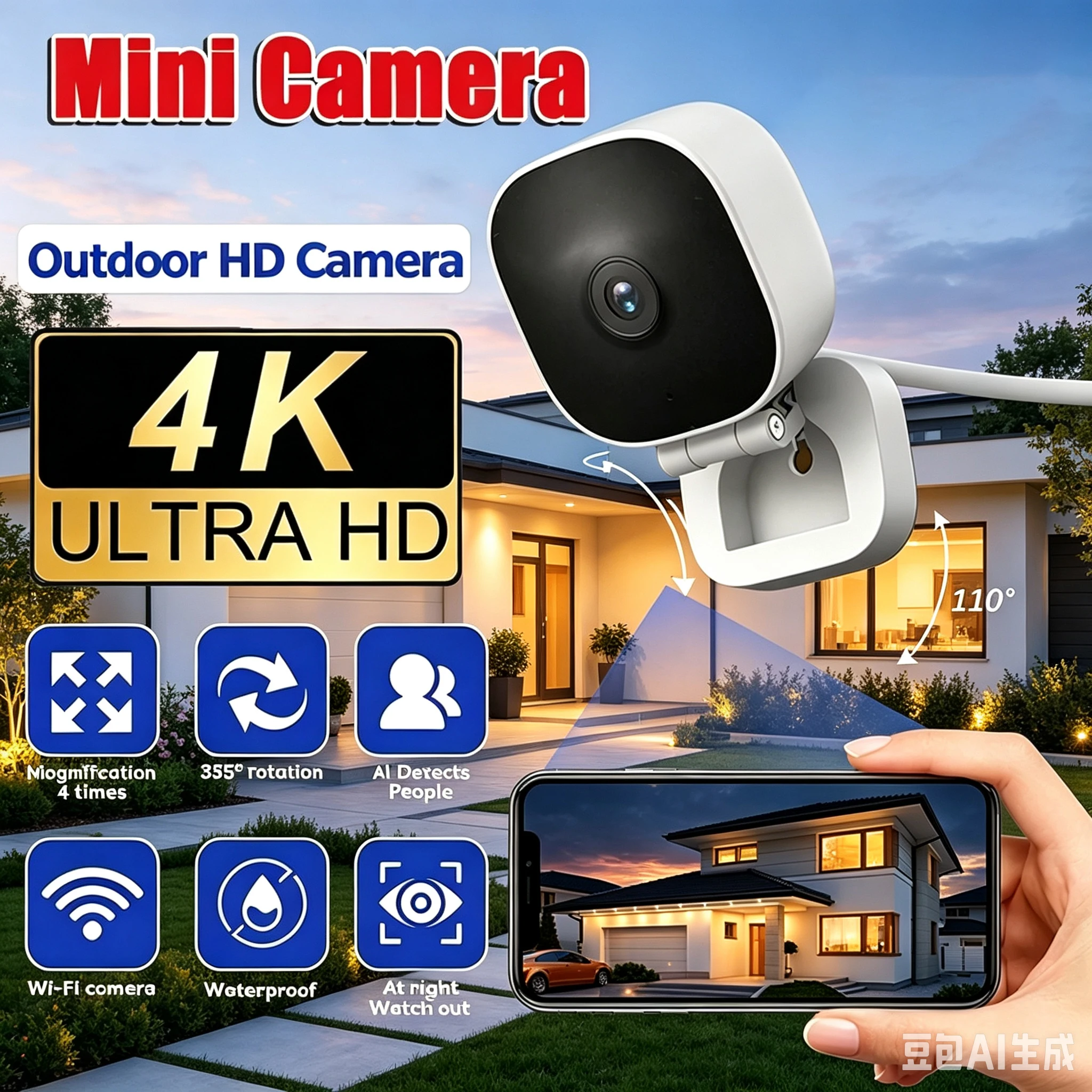 camera-de-seguranca-mini-4k-ip65-a-prova-d'Agua-com-visao-noturna-em-cores-deteccao-de-movimento-monitoramento-wifi-com-Audio-bidirecional-2026