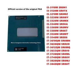 I3-3110M 3120M I5-3210M 3230M 3320M 3340M 3360M 3380M I7-3520M 3540M 3610QM 3630QM 3612QM 3632QM 3720QM 3740QM 3820QM 3840QM CPU