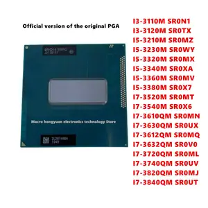 ノートブックCPU用のクアッドコアプロセッサ,i5-3230M MBキャッシュ,sr0wy i5 3230m,g2ソケット,rpga988B,35W,  2.6GHz - AliExpress