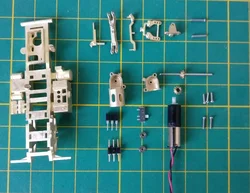 1/87 Kit in metallo per la modifica del semirimorchio del trattore con modifica statica del trattore