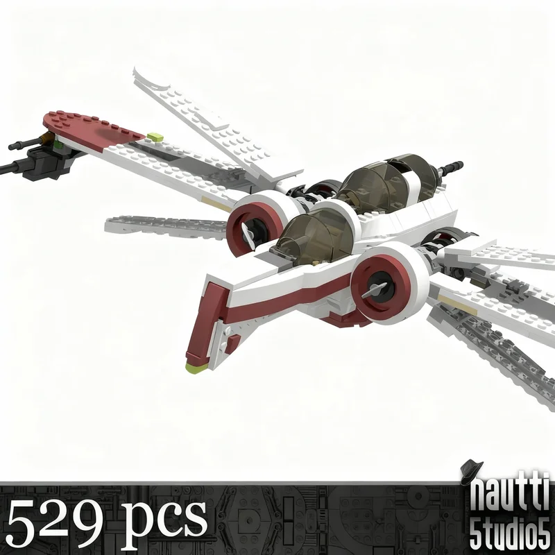 Art Craft Building - 529pcs MOC Star Battle ARC-170 Wing