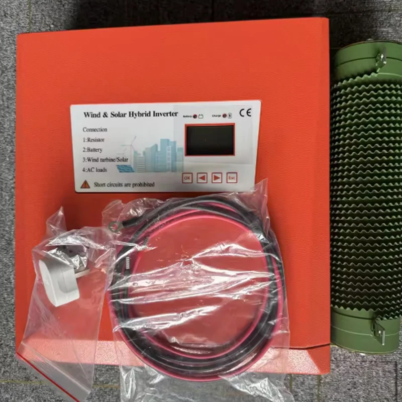 Solar Inverter With MPPT Controller Support Pure Sine Wave Photovoltaic Off Grid Reverse Control Integrated Machine 6KW 10KW