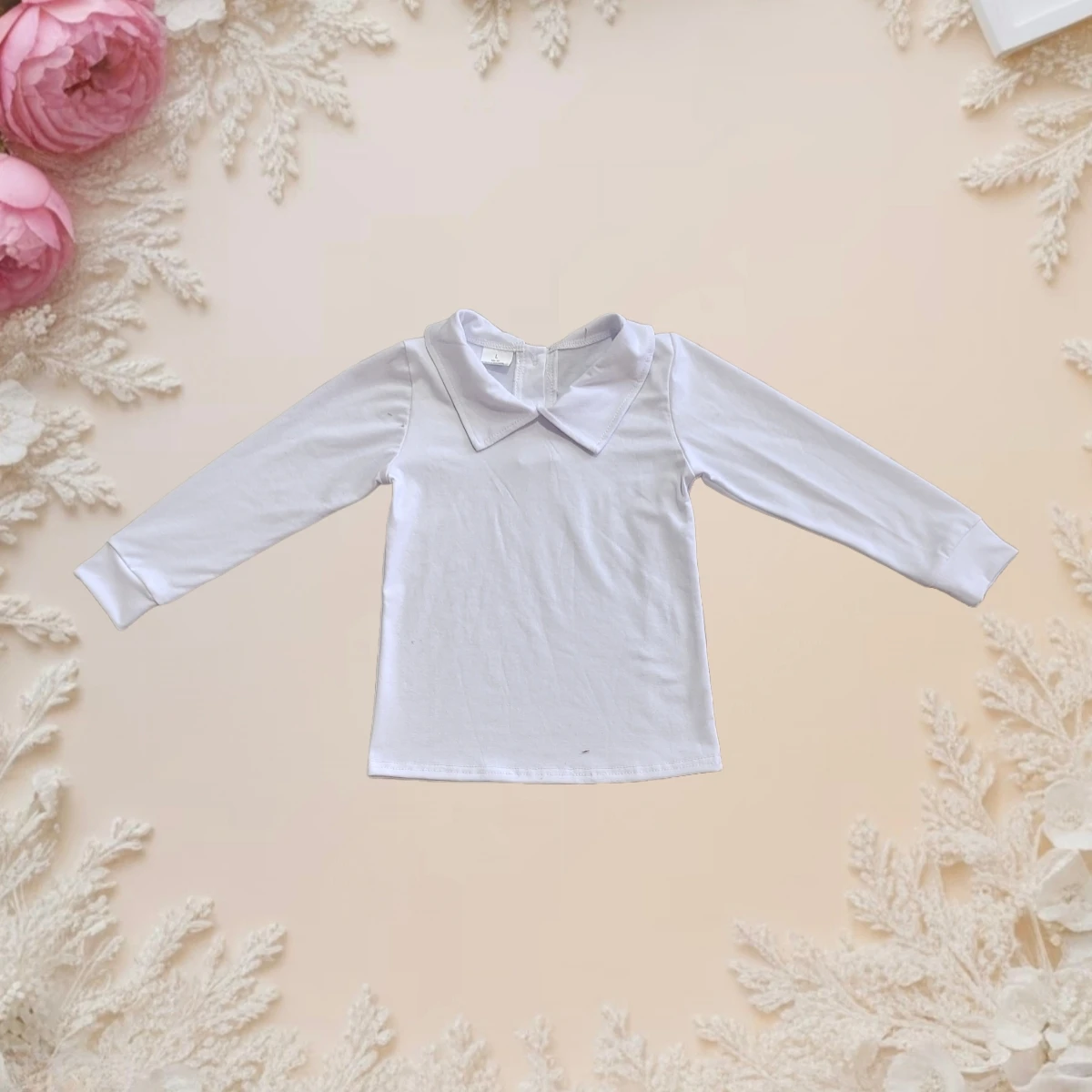 

Hot Sale Baby Boys Long Sleeve Back Button Down Shirts Tops Casual Spring Fall Outfit Trendy Fashion for Toddler Infant Clothing