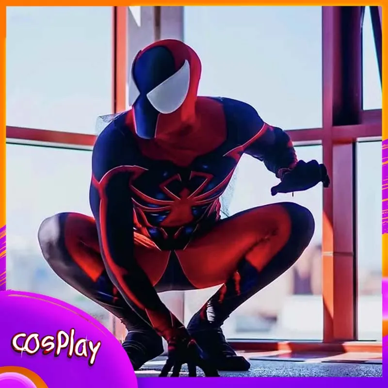 

Костюм «Человек-паук» без ограничений, костюм для косплея, комбинезон «Питер», Хэллоуин, вечеринка Comic-Con, карнавальный реквизит, подарок для взрослых