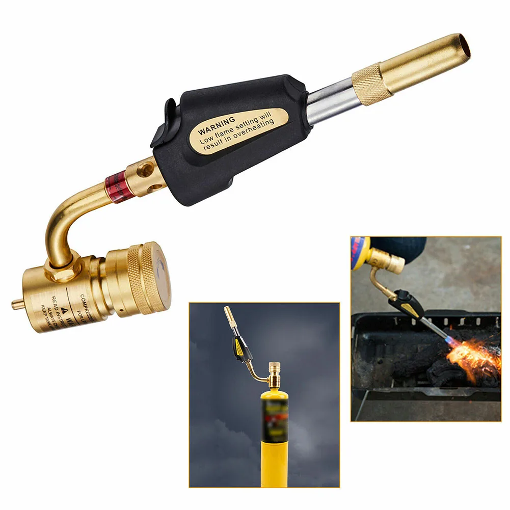 

Self Ignition Turbos Blowing Torches Propanes Soldering Welding Plumbing Tool For Air-conditioning