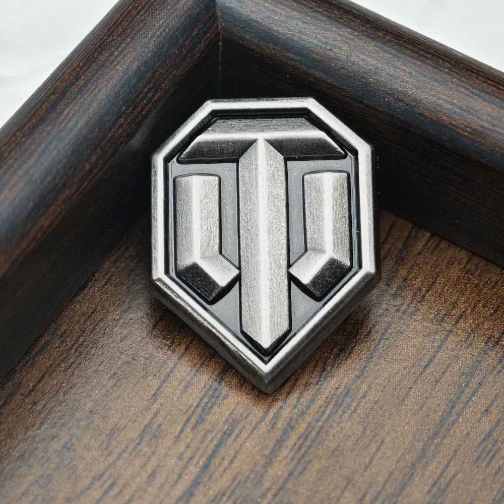 World of Tanks Metall-Emaille-Anstecknadel WOT-Spiel-Logo-Brosche Militärisches Schild-Abzeichen Reversnadel Gamer-Geschenk Itabag-Schmuck – Detail 8