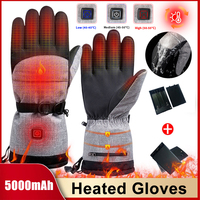 Winter Electric Heated Gloves Electric USB Charging Heating Gloves Waterproof Thermal Heating Gloves For Climbing Hiking Skiing