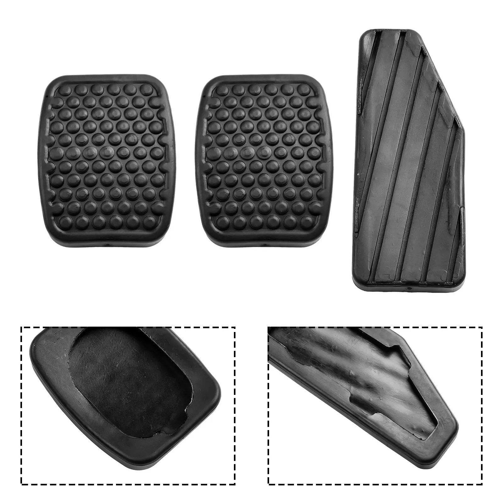 

Cover Pedal Cover Parts Replacements Rubber 49451-60B00 49751-79001 Accessories Black Brake Clutch Gas Outdoor