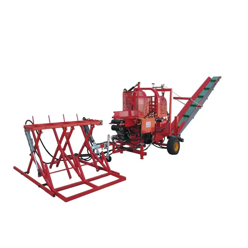 Customized Hydraulic Electric Wood Splitter Firewood Processor Super Split 35 Ton Log Splitter For Sale