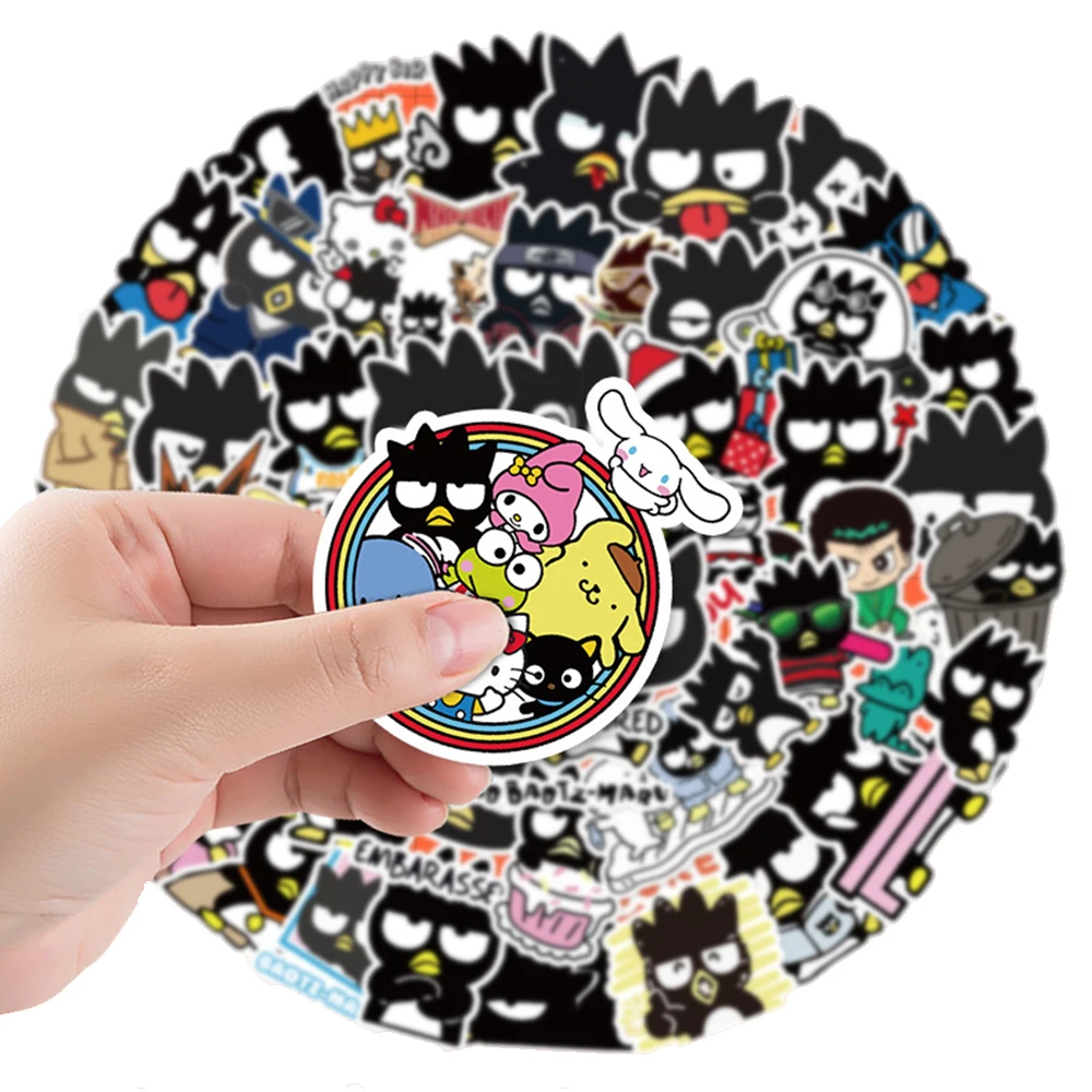 10/30/50pcs Cartoon Sanrio Bad Badtz Maru Penguin Stickers Anime Decals Laptop Notebook Phone Suitcase Graffiti Sticker Kids Toy