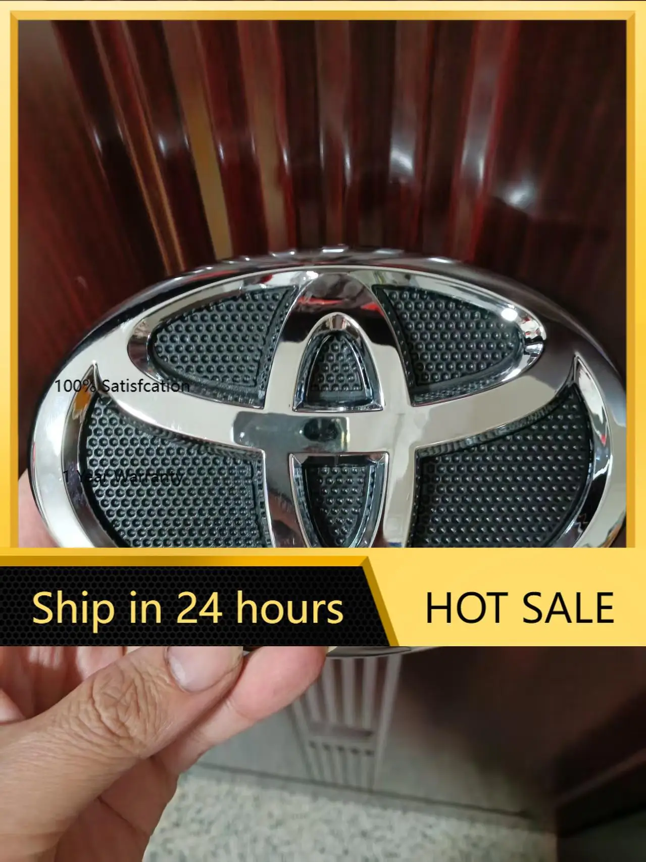 

Колпаки ступиц идеально подходят для передней эмблемы 150x105 мм для Toyota Camry/Camry Hybrid 2007-2009 годов - OEM 75311-06060 Замена