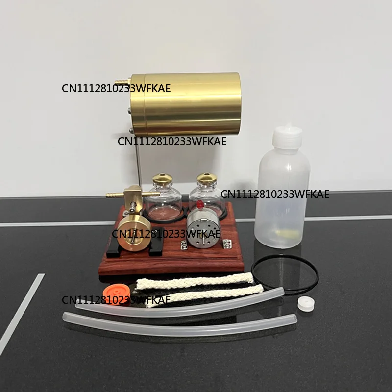 Single Cylinder Boiler Steam Engine Model Physical Swing Steam Engine Physical Toy Set