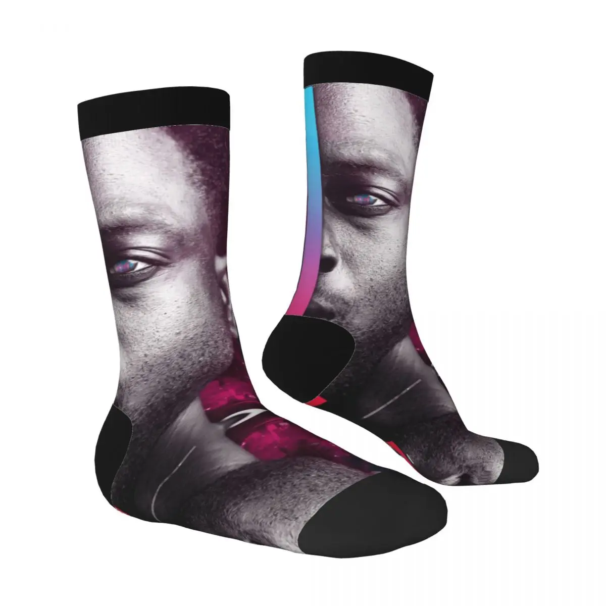 Dwyaneer And Wade D-Wade WOW 2023 Basketball Stars (9) Graphic BEST TO BUY Sarcastic Color contrast Infantry pack Elastic Socks