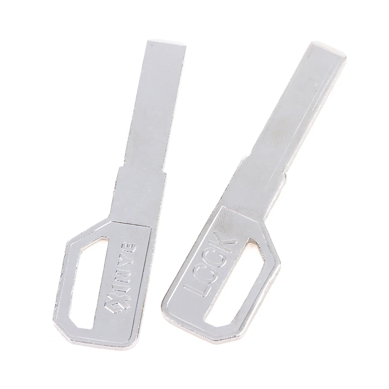 Cerradura de huella dactilar con embrión de llave, cerradura con contraseña, llave Super D en blanco, adecuada para cerradura de manija, tablero de luz plano multipista, 2 uds.