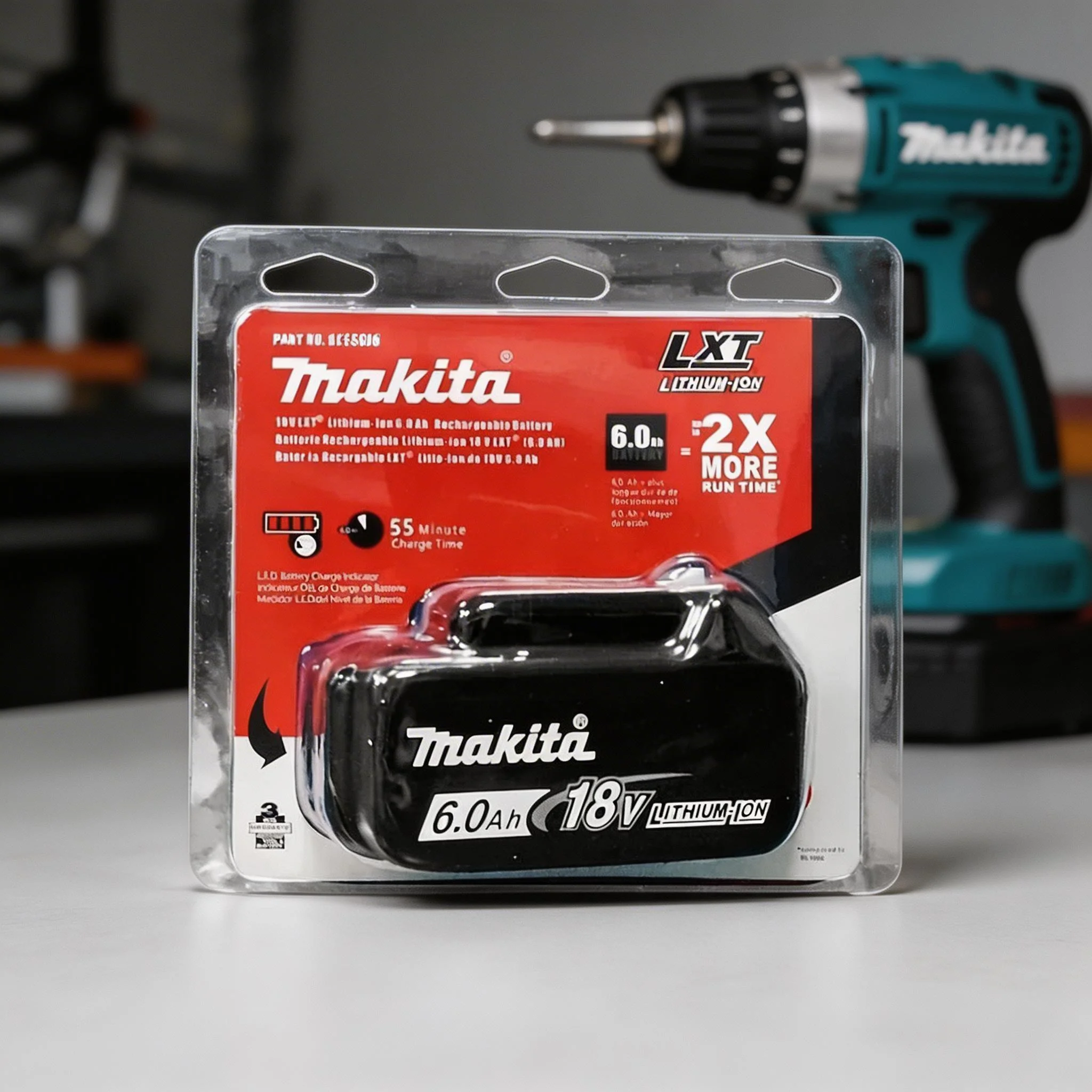 

100% Оригинальный литиевый аккумулятор Makita 6000 мАч/5000 мАч 18В BL1830B BL1850B BL1850 BL1840 BL1860 BL1815 для замены