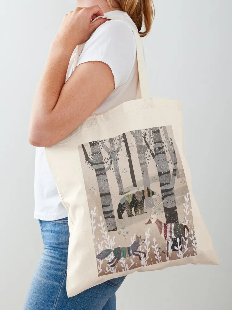

Forest In Sweater Tote Bag tote bags men bag for beach Shopping bags Canvas