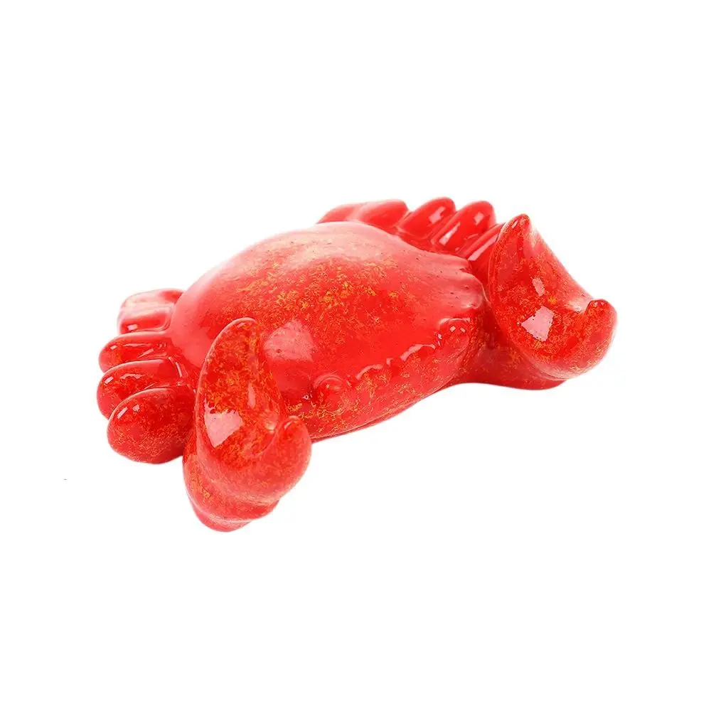 Easy To Hold Bright Color Crab Pen Holder Creative Funny Mobile Phone Holder Cute Resin Pencil Holder Desktop