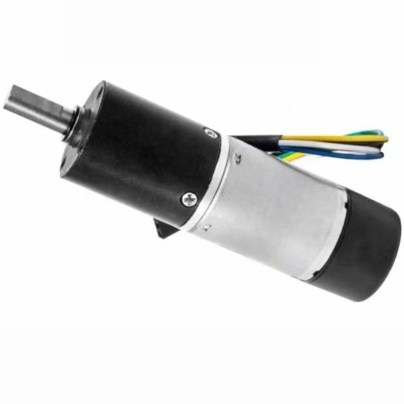 GA24Y-370 Miniature DC High-Torque Planetary Gear Motor, Adjustable Speed, Reversible Motor with Encoder