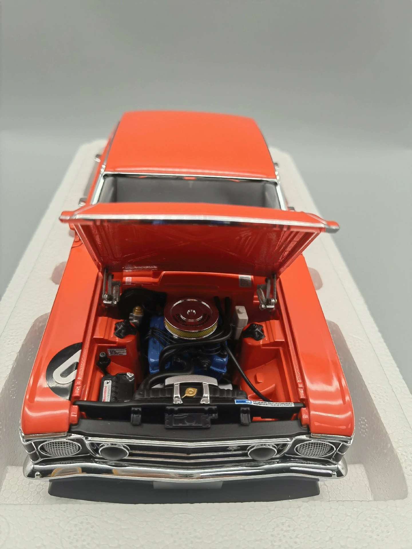 Autoart 1:18 FALCON XW GTHO 1969 SANDOWN WINNER # Simulação 61D Edição Limitada Todo Aberto Liga de Metal Estático Modelo de Carro Brinquedo Presente