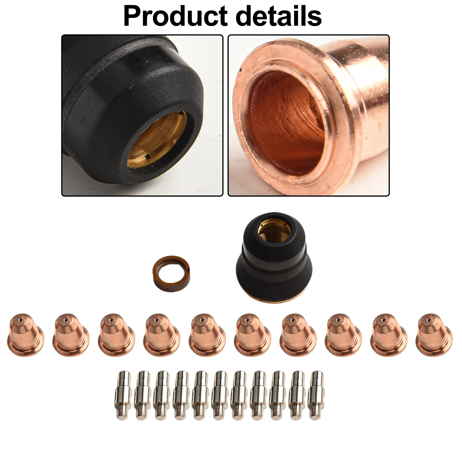 

Premium and efficient welding accessory 22pcs S45 CUT55 PT40 PT40 IPT40 PT60 PT60 PTM60 IPT60 Plasma Torch Cutter
