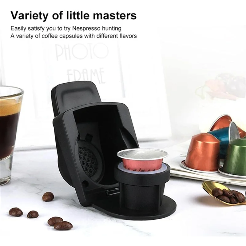 A74G-再利用可能なコーヒーカプセルアダプタードルチェグストマシン用詰め替えカプセルコンバーター