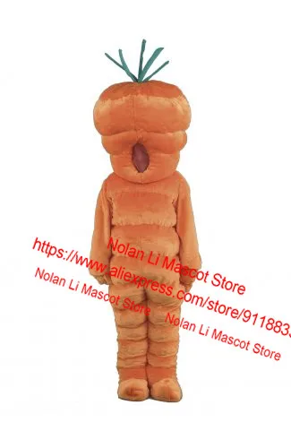 EVA Material Giant Carrot Mascot Cvegetable Cartoon Suit Movie Props Birthday Cosplay Adult Size Holiday Gift 578