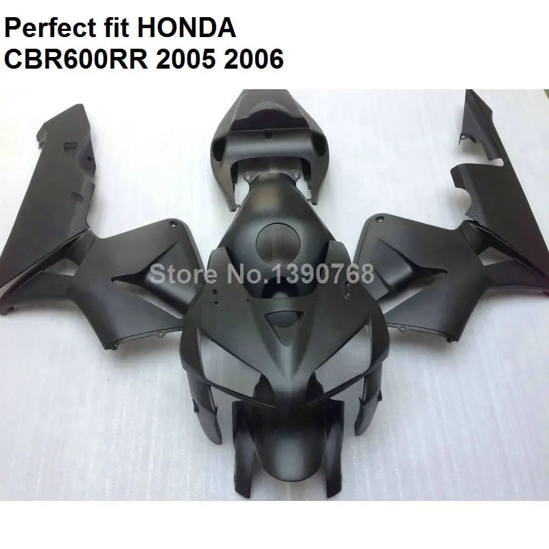 

100% fit ZXMT fairings for Honda metta black CBR 600RR 05 06 fairing kit CBR600RR 2005 2006 CF40