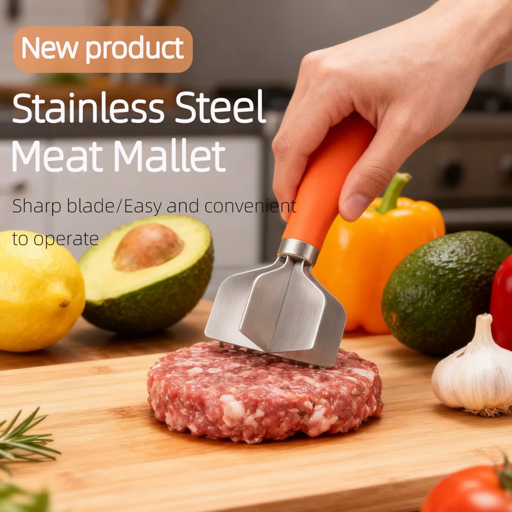 304 Stainless Steel Meat Shredder Claw 6 Prong Pulled Pork Shredder Bear Paw Meat BBQ Meat Grinder Manual Chopper Burger Press view 4