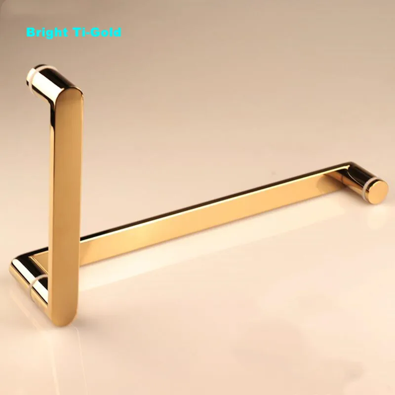 Imagem -04 - Deslizante Porta de Vidro L-shaped Três Furos Tubo Quadrado 225*425h300 Aço Inoxidável 304