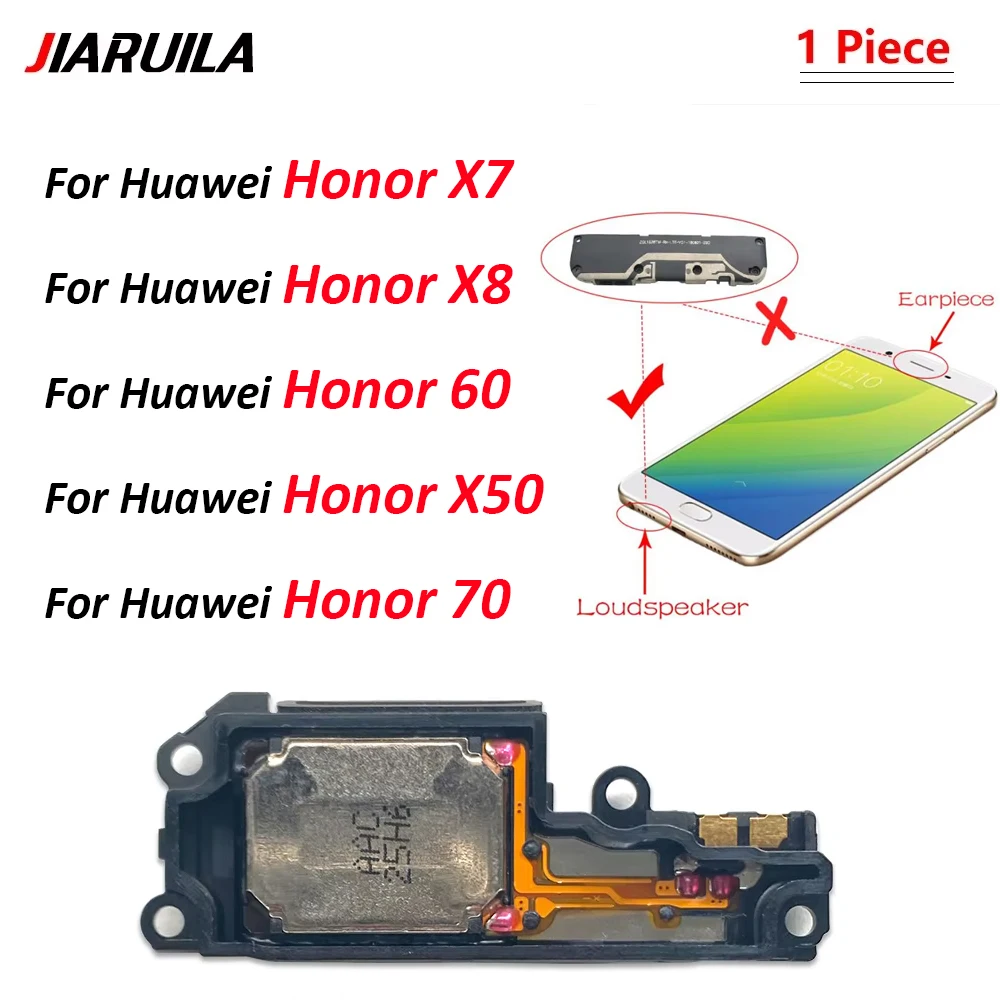 Loudspeaker bottom Loud Speaker Sound Buzzer Ringer Flex Cable For Huawei Honor X7 X7A X8 X8A 50 60 70 Pro
