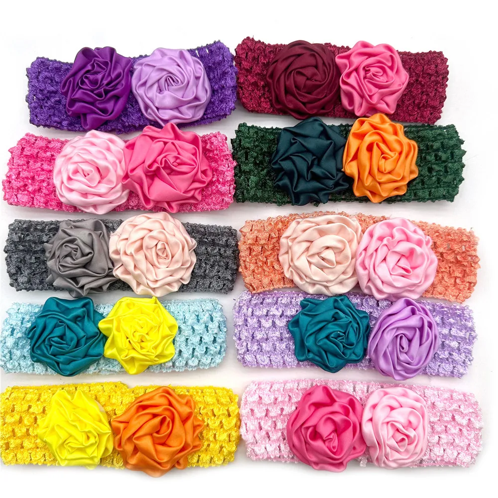 

30/50pcs Flower Collar with Elastic Band Dog Grooming Accessories Colorful Dog Bow Tie for Small Middle Large Dog