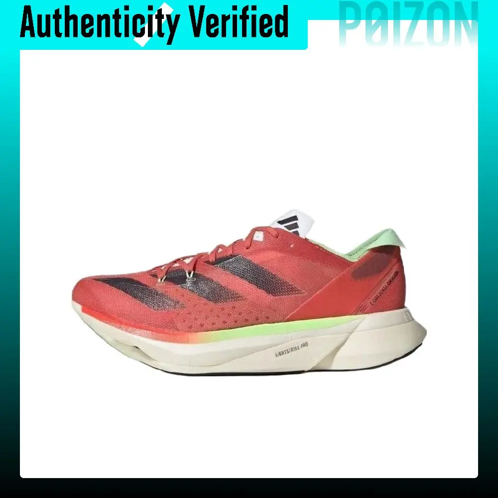 Adidas Adizero Adios Pro 3 Running Shoes Unisex Low Top Scarlet IG6443