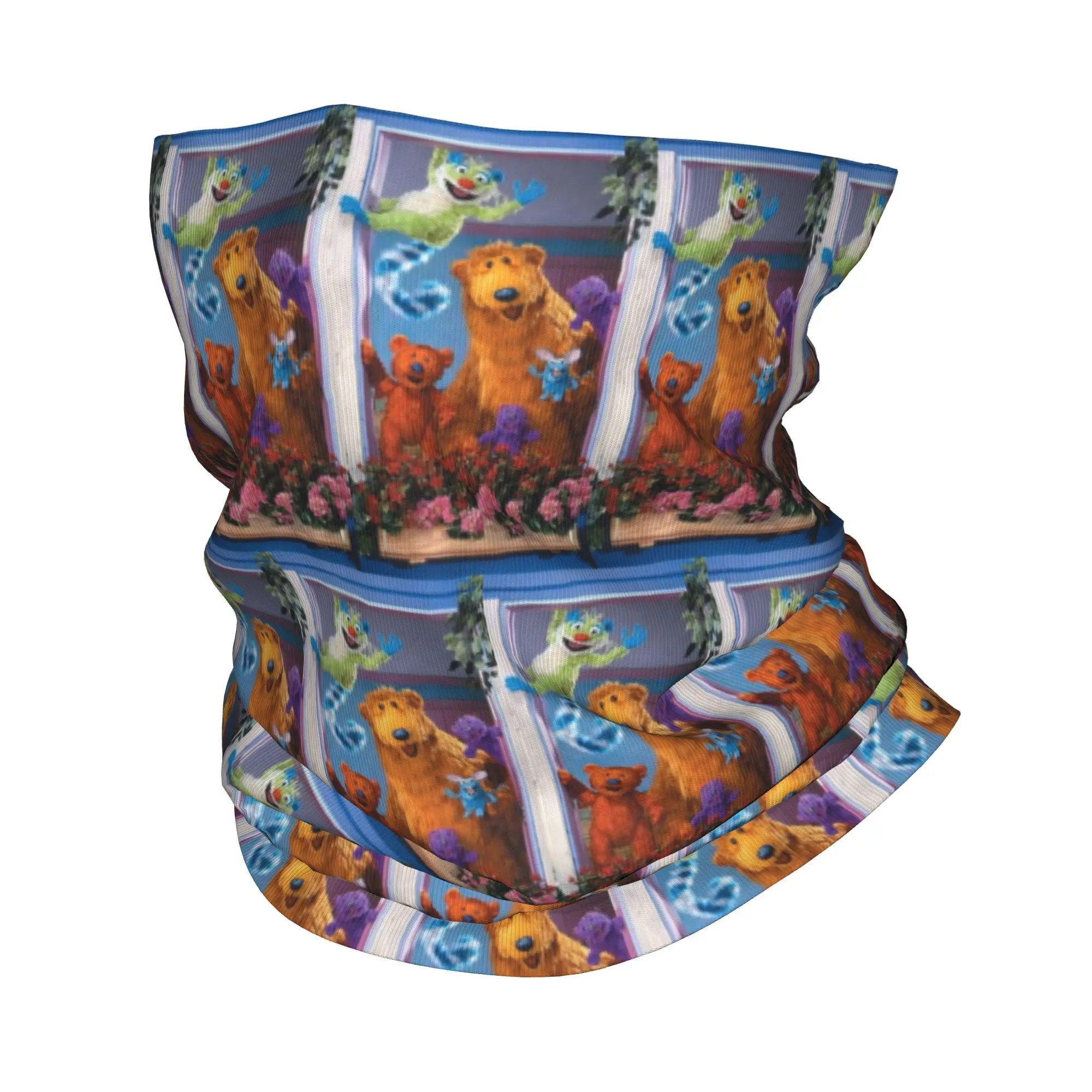 

Bear in the Big Blue House Bandana Neck Cover Printed Face Scarf Multifunction Headband Running For Men Women Adult Winter