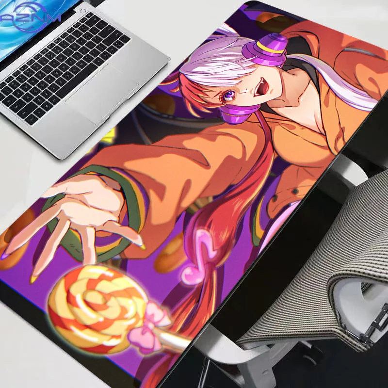 Anime Mouse Pad HD Print One Piece Uta Mousepad Office Computer Kawaii Gaming Keyboard Pad Laptop Gamer Accessories Desktop Mat