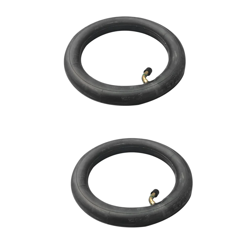 

A11M-2PCS 8-дюймовая внутренняя трубка для скутера 8X1 1/4 с изогнутым клапаном, подходит для складного велосипеда, детали трубки для электрического/газового скутера