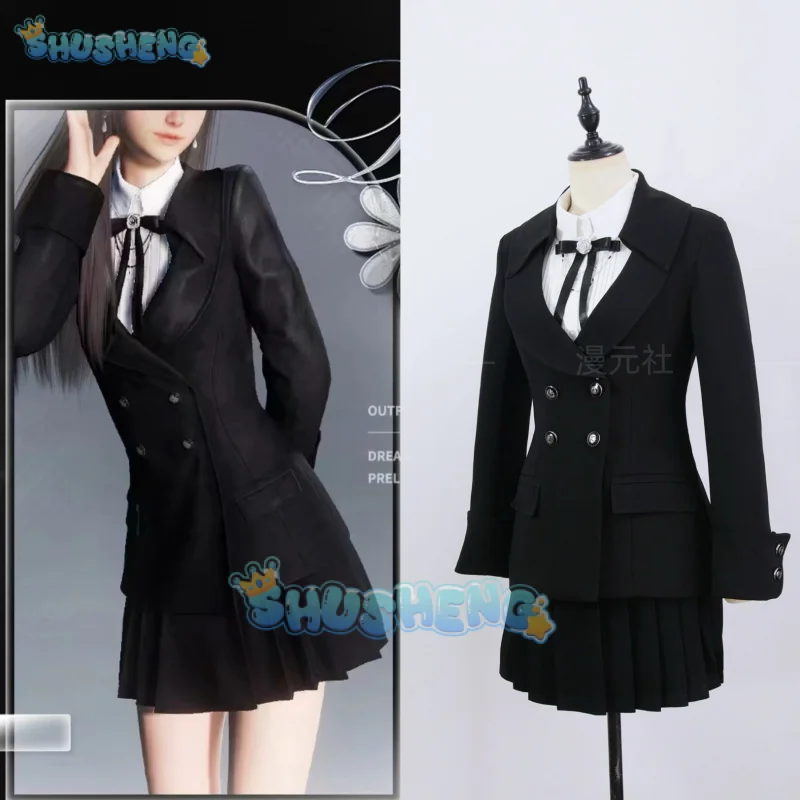 

Game Love And Deepspace Heroines Cosplay Costume Encountering Qimeng Uniform Halloween Party Women Carnival Outfit