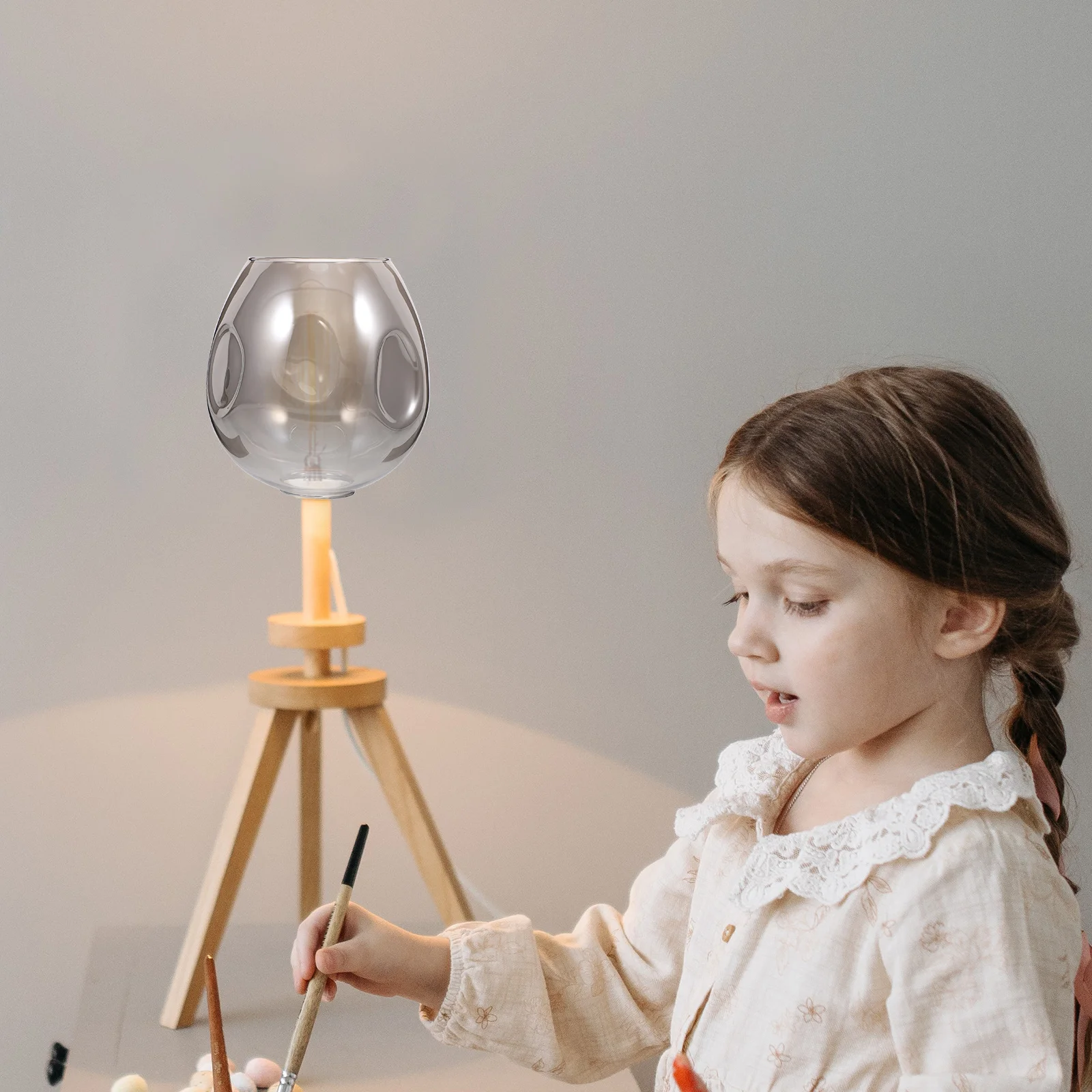 

Pendant Light Shade Glass Tough Replacement Lamp Shade Globe for Ceiling Lights Dining Room Bedroom Living Room