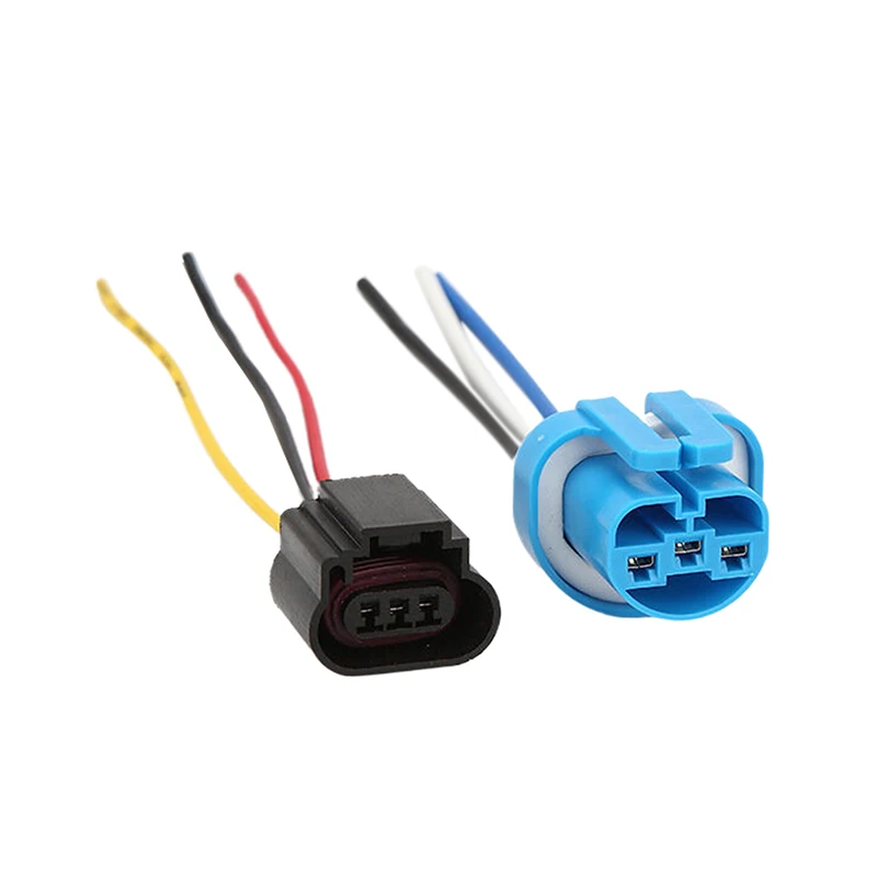 1 Pair For H16 H9 H11 Bulb Wire Connector 12V Car Headlight Cable Plug Socket Connectors Wiring Harness Small Line