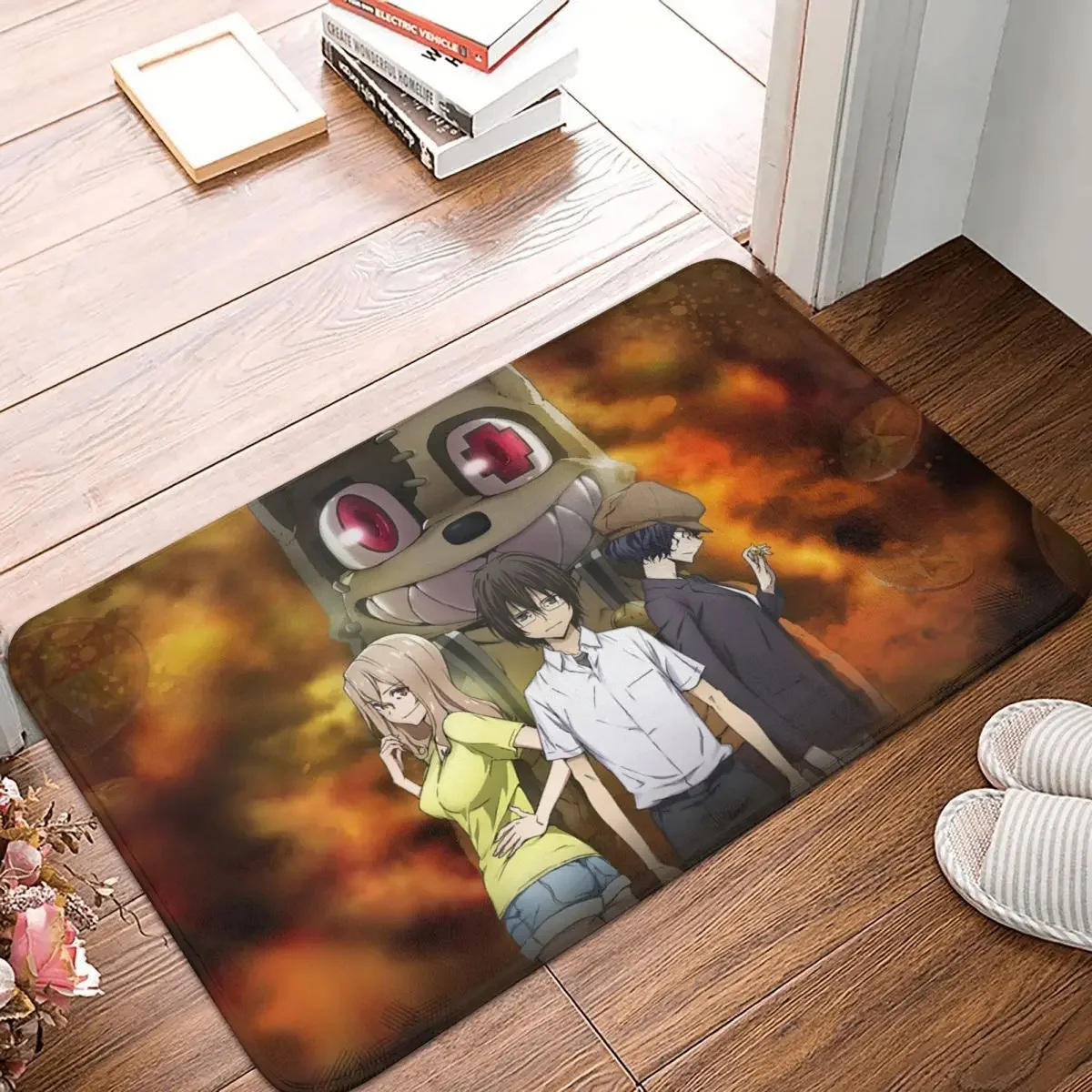 Gleipnir Shuichi Kagaya Aoki Hongai Anime Non-slip Doormat Characters Carpet Living Room Kitchen Mat Outdoor Home Pattern