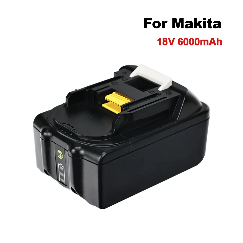 18V 6000mAh Rechargeable Li-ion Battery BL1830 with LED Light for Makita BL1840 BL1850 BL1830 BL1860B LXT400 Power Tool Battery