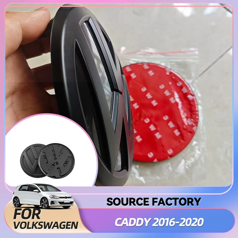 

Горячие антенны, 2 шт., Стайлинг автомобиля, передняя голова, капот, эмблема, задний хвостовой бампер, значок багажника для Caddy 2016-2020, сменный автомобиль Acc