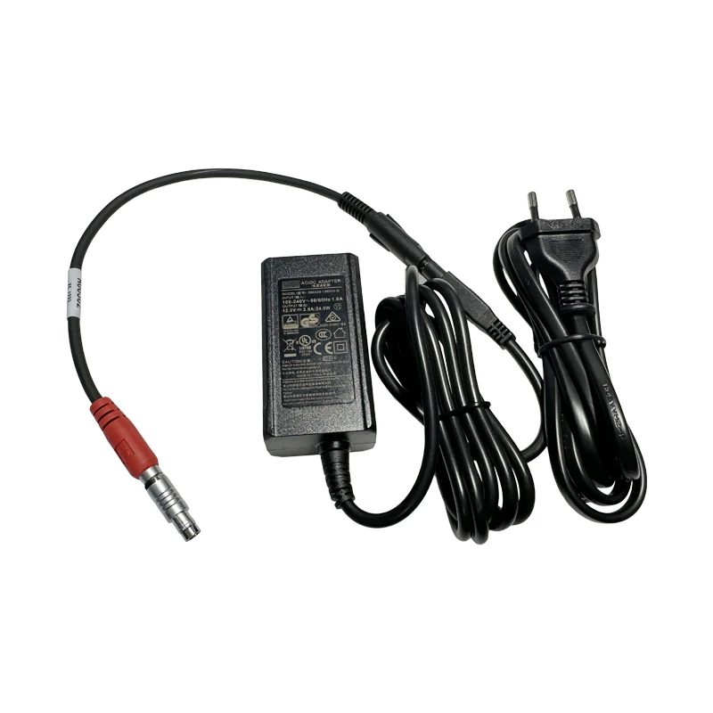 

A00302 5 Pin Power Cable + Hiper Power Adapter Fast Charger DC 12V For Top-con GB500 1000 GR3 GR5 GPS HiPer Lite Surveying RTK