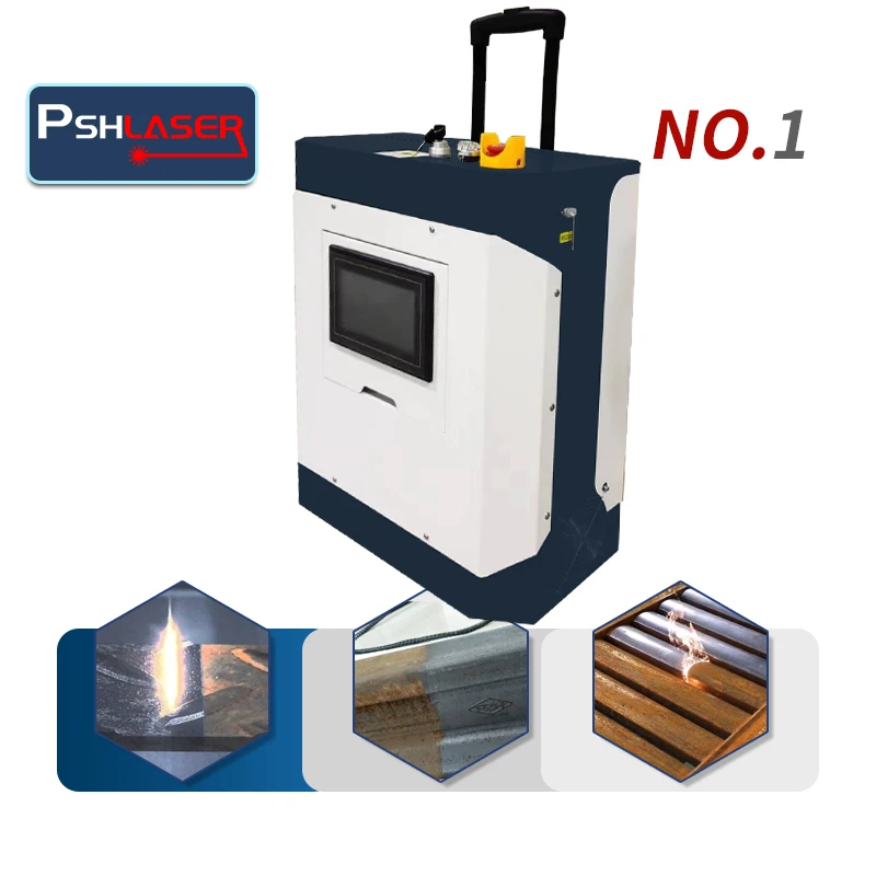 

2024 New Rust Removal Metal Cleaning Handheld Fiber Pulse Portable Laser Cleaning Machine 100W 200W 300W Laser Cleaner Machine
