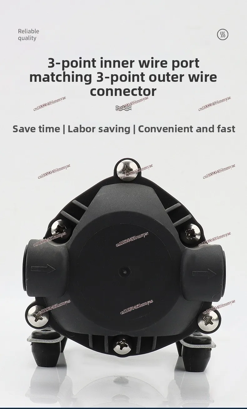 Aluminum Alloy Household Booster Pump Pipeline Water Purifier Diaphragm RO-50G/75G/100/200/300/400 Booster
